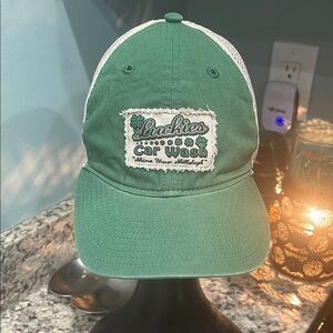Green Luckies Car Wash Cap